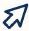Image of a slightly turned to the right arrow