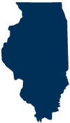 An image of State of Illinois outline.