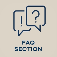 FAQ section